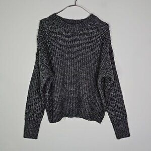 Ardene small dark gray knitted long sleeve sweater